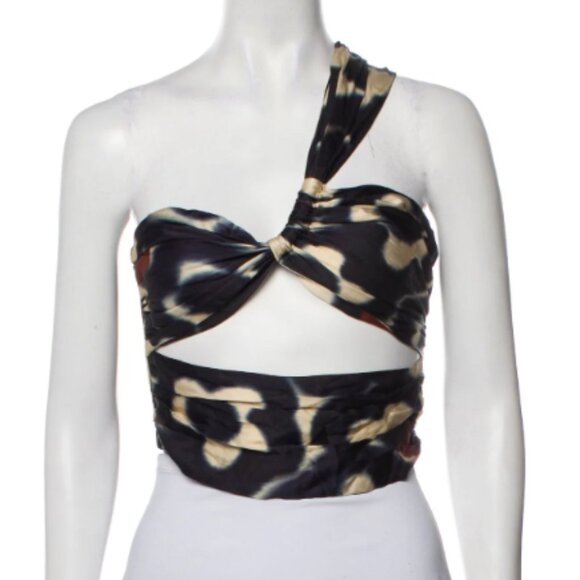 JUST BEE QUEEN Harlow Cutout One Shoulder Crop Top - Picture 4 of 12